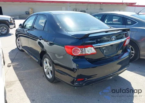2011 Toyota Corolla S from USA, damaged, VIN 2T1BU4EE8BC748965